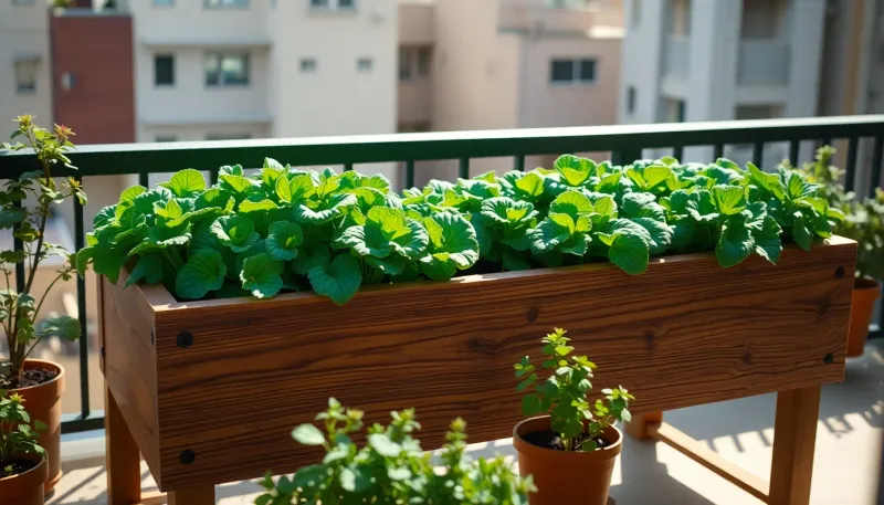 Balcon en fleurs : créez un potager surélevé avec des matériaux simples