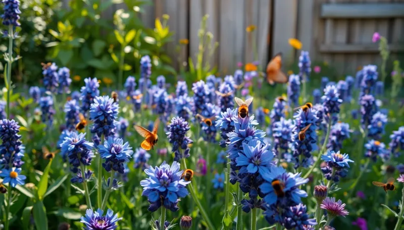 Jardinage écologique : les meilleures fleurs bleues pour attirer les abeilles