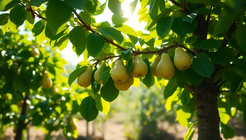 Poirier Williams : les secrets d'une culture fructueuse pour des poires croquantes