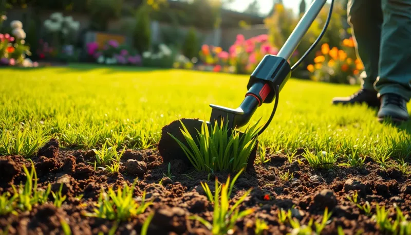 Scarification de pelouse : la technique de jardinage pour une herbe luxuriante et saine