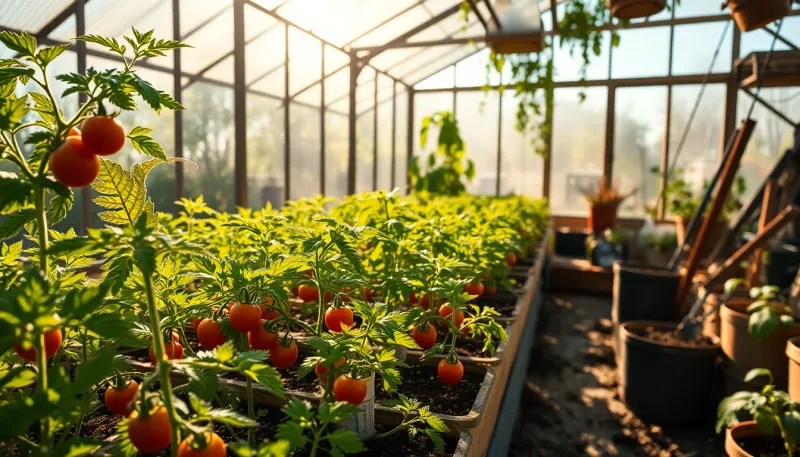 Semis de tomates en serre : optimisez vos cultures avec ces techniques incontournables