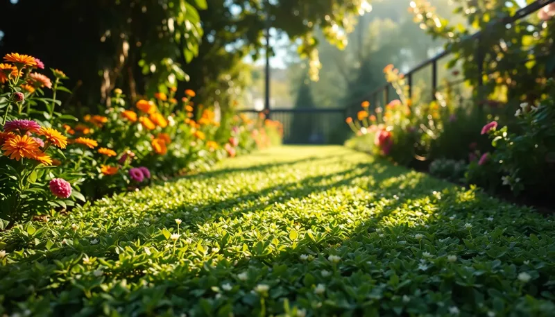 Trèfle blanc nain : la solution éco-responsable pour un jardin sans entretien